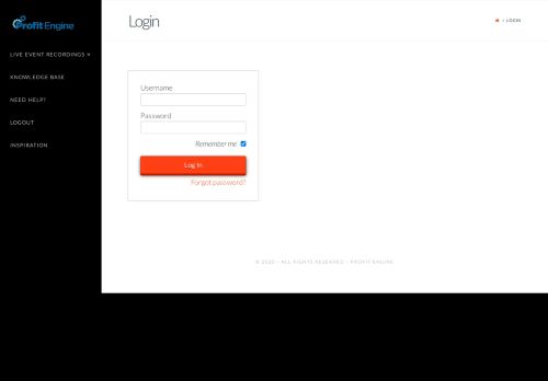 
                            5. Login | Profitengine.com