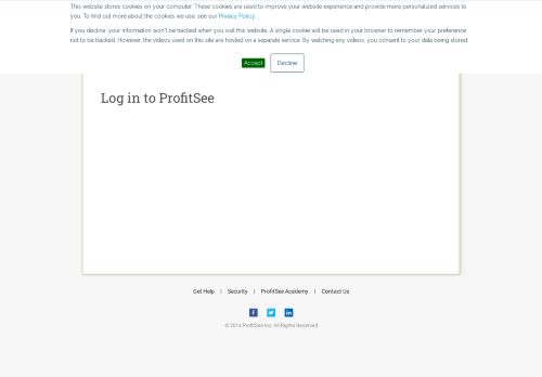 
                            12. Login : ProfitSee