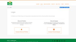 
                            9. Login - Programa Prefeito Amigo da Criança