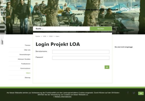 
                            5. Login Projekt LOA - Kanton Luzern