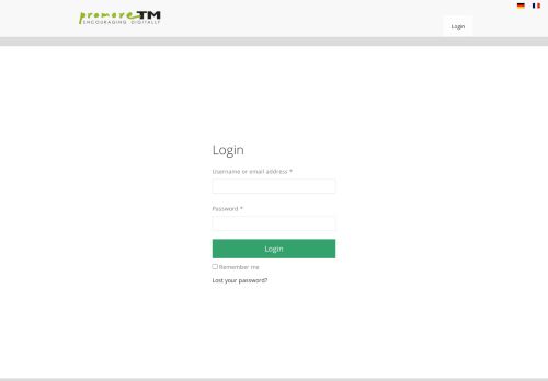 
                            2. Login - ProMoveTM | ProMoveTM