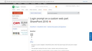 
                            5. Login prompt on a custom web part SharePoint 2010 - Microsoft