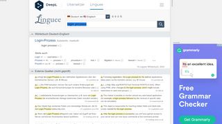 
                            2. Login Prozess - Englisch-Übersetzung – Linguee Wörterbuch