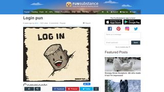 
                            3. Login pun - FunSubstance