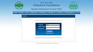 
                            1. Login - Punjab Education Foundation