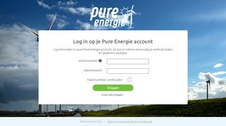 
                            1. Login - Pure Energie