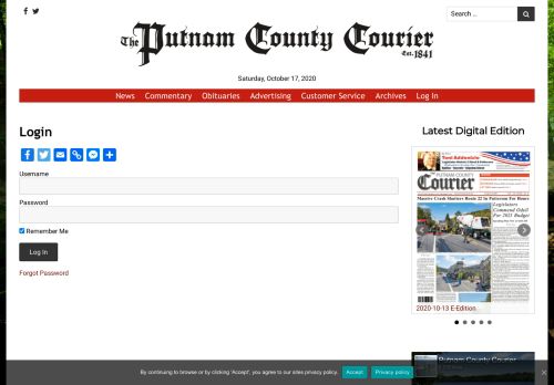 
                            10. Login | Putnam County Courier