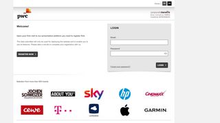 
                            2. Login - PWC - corporate benefits