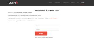 
                            13. Login - Quero ir :: Bilheteira Online | Gestão de inscrições em eventos ...