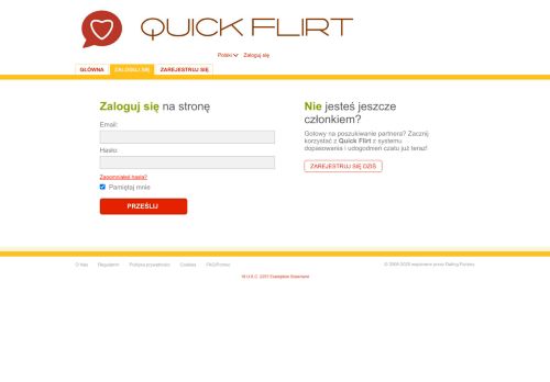 
                            3. Login - quick-flirt.com