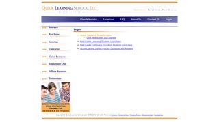 
                            9. Login - Quick Learning School