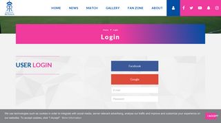 
                            3. Login – Rajasthan Royals