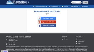 
                            10. Login - Ramona Unified School District