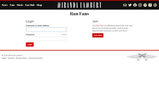 
                            11. Login - Ran Fans - Miranda Lambert