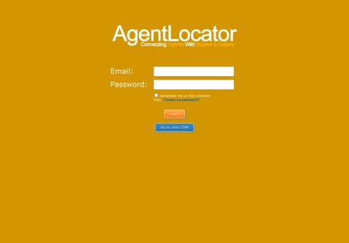 
                            3. Login - Real Estate CRM - AgentLocator