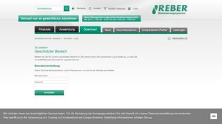 
                            1. Login - reber-beregnung.de