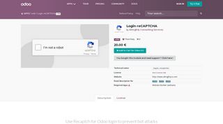 
                            12. Login reCAPTCHA | Odoo Apps