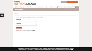 
                            8. Login - Recrutamento - Grupo Bertrand Circulo » Grupo Bertrand Círculo