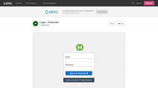 
                            6. Login - Redacted by MojoTech | Dribbble | Dribbble