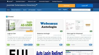 
                            10. Login Redirect - Joomla! Extensions Directory