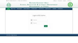 
                            5. Login - Reform Support Unit