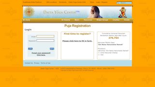 
                            12. Login - Register - Datta Yoga Center - USA