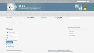 
                            5. Login / Register - DFBV