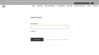 
                            8. Login / Register - Le emotion