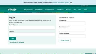 
                            5. Login / Register - Nottingham City Transport