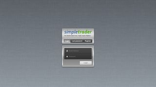 
                            2. Login & Register - SimpleTrader