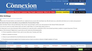 
                            5. Login / Register - The Connexion