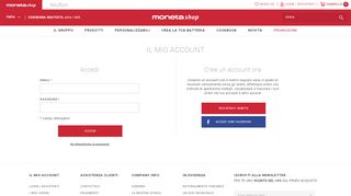 
                            6. Login | Registrati - Moneta