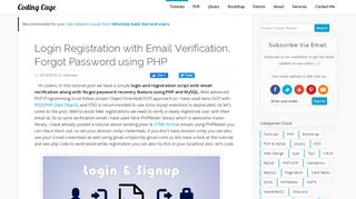 
                            8. Login Registration with Email Verification, Forgot Password ...