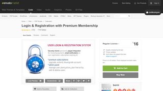 
                            12. Login & Registration with Premium Membership by borni | CodeCanyon