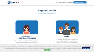 
                            1. Login - Registrazione SielteID