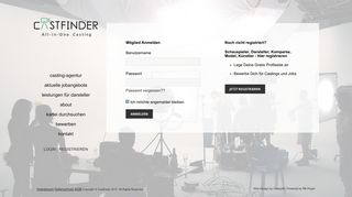 
                            1. Login | Registrieren - Castfinder