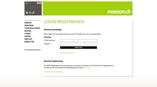 
                            4. Login/​Registrieren - Mission.ch