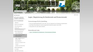 
                            5. Login / Registrierung für Studierende - Student und Arbeitsmarkt ...