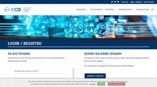 
                            6. Login / Registro – Fundación ECO para la Excelencia y Calidad en ...