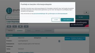 
                            3. Login Regnskap AS - 996637557 - Firmapresentasjon - Purehelp.no