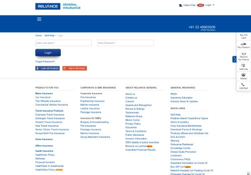 
                            2. Login | Reliance General Insurance