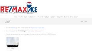 
                            9. Login | RE/MAX Ace Realty Inc., Brokerage | Toronto & GTA ...