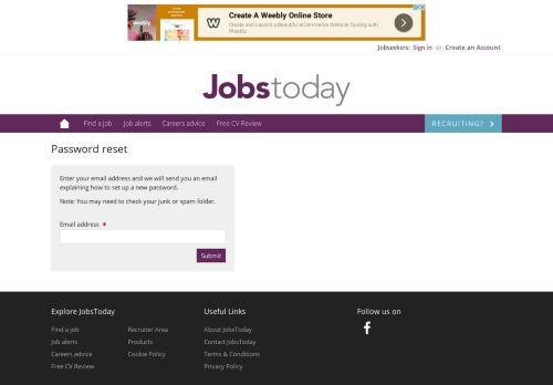 
                            2. Login Remind Me | Jobstoday