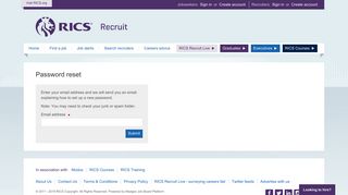 
                            8. Login Remind Me | RICS Recruit