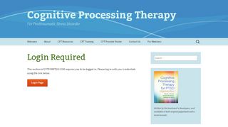 
                            13. Login Required | Cognitive Processing Therapy