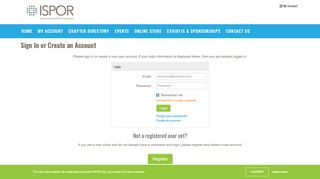 
                            12. Login Required - ISPOR