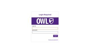 
                            2. Login Required - OWL