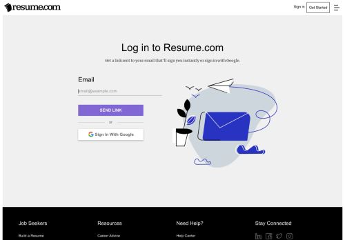 
                            10. Login - Resume.com - Resume Builder