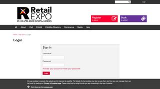 
                            2. Login - RetailEXPO