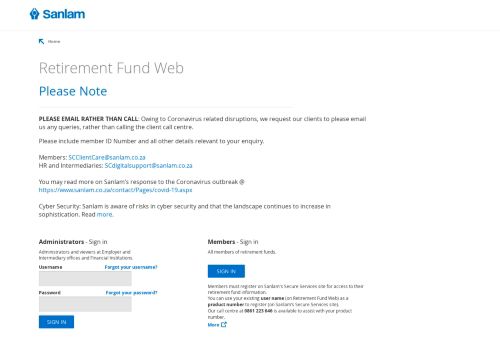 
                            9. Login - Retirement Fund Web